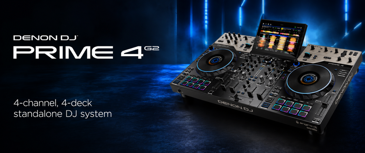 Denon DJ PRIME 4 G2 – 4-Deck Standalone DJ System