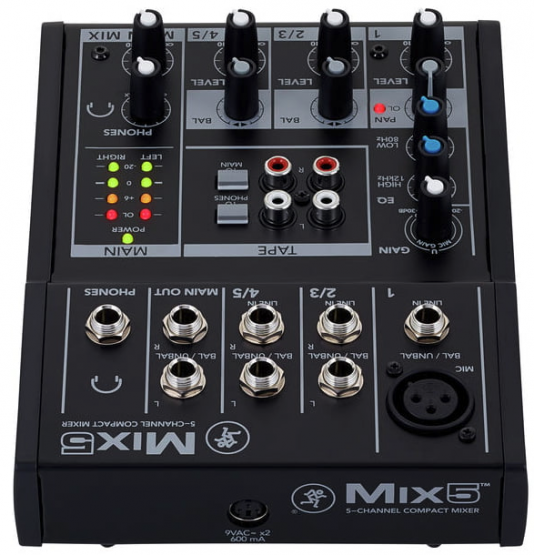 Mackie Mix5 - 5-Kanal Mischpult