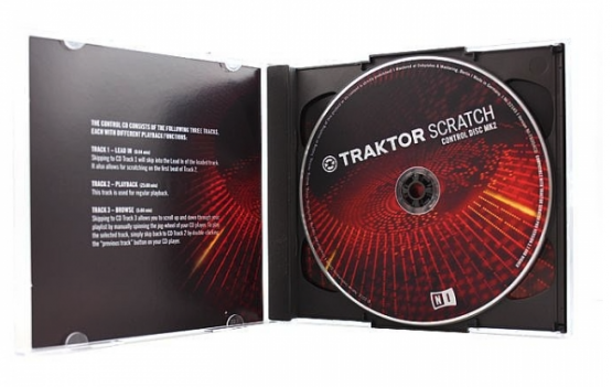 NI Traktor Scratch Control CD MKII (Paar) - Timecode CD