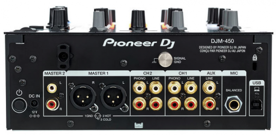 Pioneer DJM 450-K, 2 Kanal Mixer