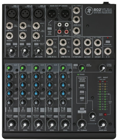 Mackie 802 VLZ4 - 8-Kanal Mischpult - Verfügbar