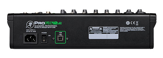 Mackie ProFX12V3 analoger Live Mixer mit Effekten - Verfügbar