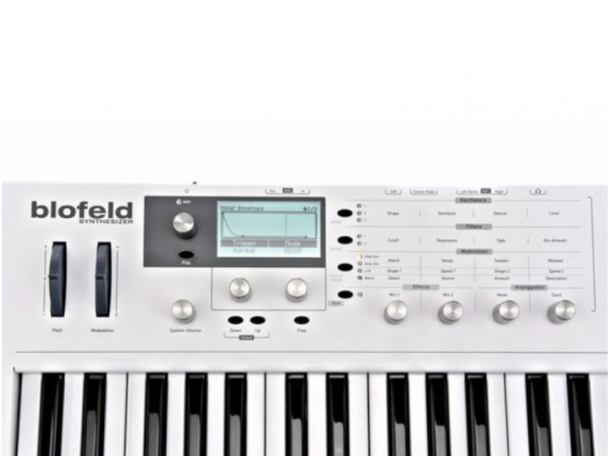 Waldorf Blofeld Keyboard Weiss