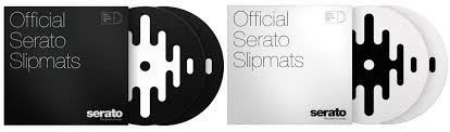 Serato DJ Pro Logo Slipmats 12 Schwarz/Weiß