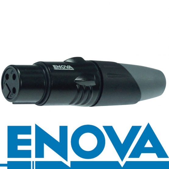 ENOVA XLR F auf Klinken 3 pin Kabel Analog & Digital  1 m