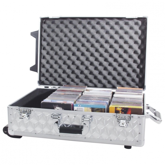 ROADINGER CD-Case - 120 CD s mit Trolley - Verfügbar