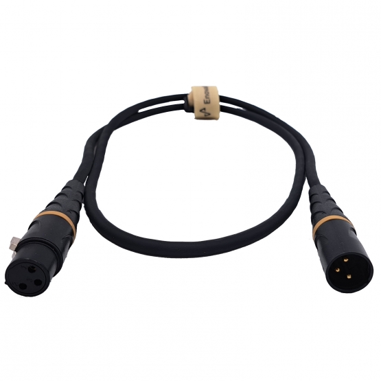 ENOVA Next, 1 m Mikrofonkabel XLR female auf XLR male 3 pin - True Mold Technology