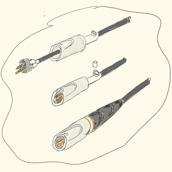 ENOVA Next, 1 m Mikrofonkabel XLR female auf XLR male 3 pin - True Mold Technology