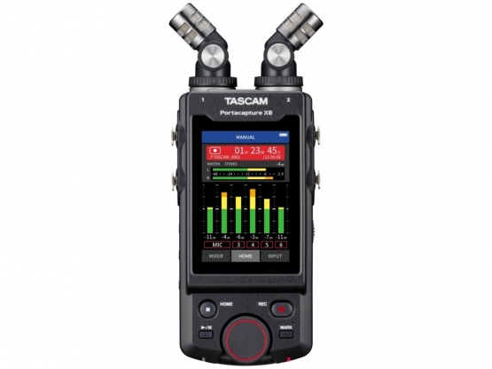 Tascam Portacapture X8, hochauflösender Handheld-Mehrspurrecorder