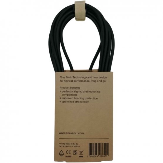 EnovaNxt, 5 m Instrumentenkabel Jack male auf Jack male 2 pin - True Mold Technology