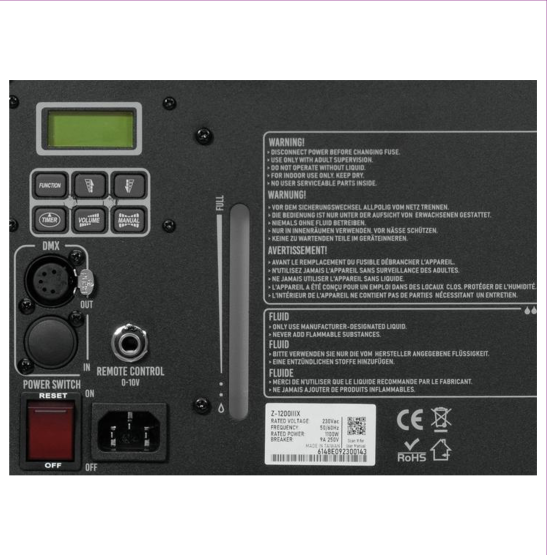 ANTARI Z-1200X MK3 DMX Nebelmaschine inkl. Fernbedienung