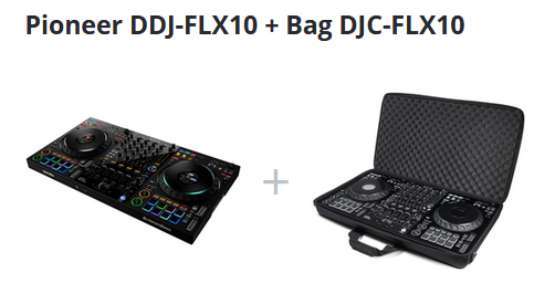 Bundle Pioneer DDJ FLX 10 Controller + Bag - Tasche - Verfügbar