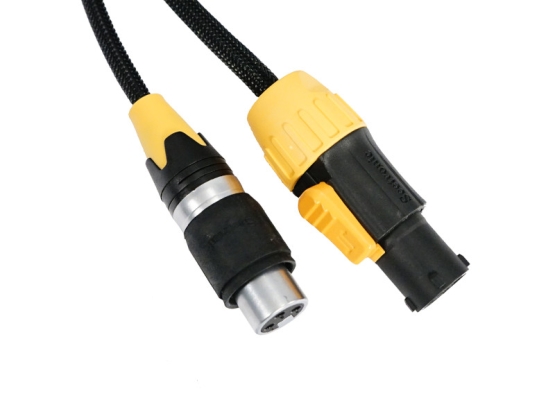 Professional TruePowercon / DMX Kabel 5 Meter - Verfügbar