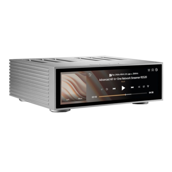 Rose RS520 All-In-One Network Streamer, Silber