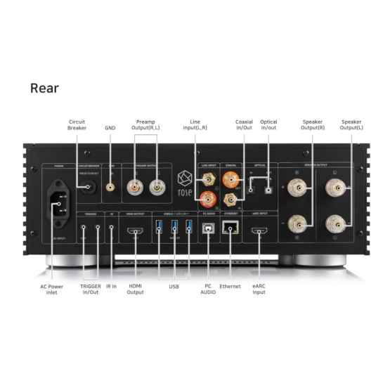 Rose RS520 All-In-One Network Streamer, Silber