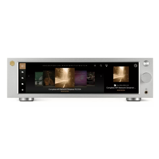 Rose RS250A Complete Network Media Player, Silber