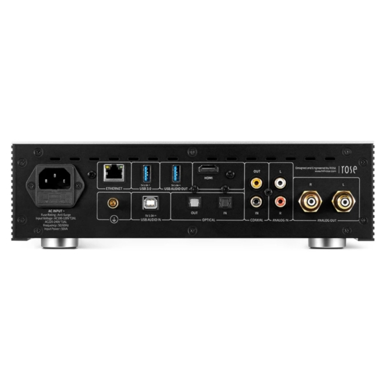 Rose RS250A Complete Network Media Player, Silber