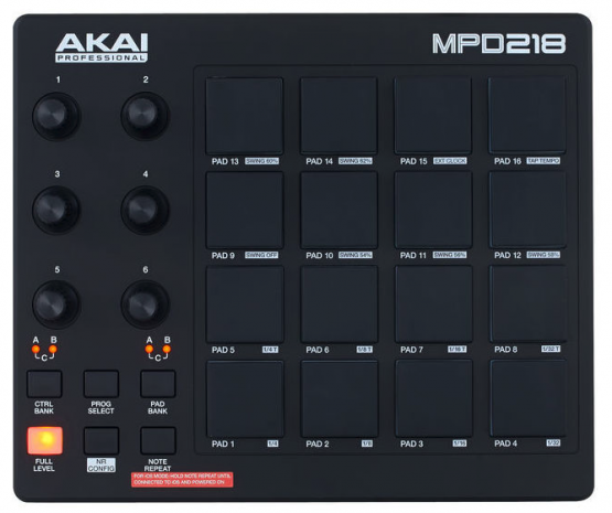 Akai MPD 218 - Controller