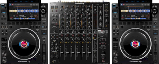 Bundle: Pioneer DJ PRO Set 2x CDJ 3000 Player & 1x DJM-A9 Mixer