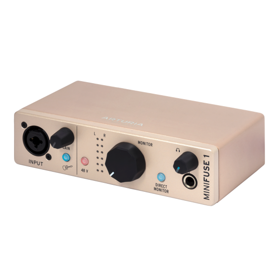Arturia MiniFuse 1 Champagne