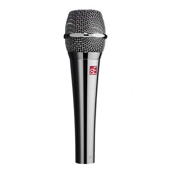 sE Electronics V7 Chrome – Dynamisches Gesangsmikrofon