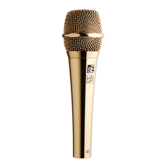 sE Electronics V7 Gold 25th Anniversary Edition