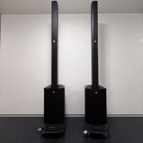 2nd Hand: HK Audio Polar 12 Paar + Transporttaschen + Transport-Rollbrett