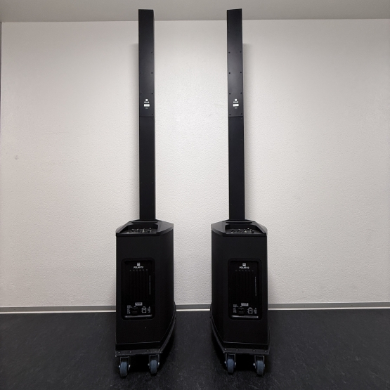 2nd Hand: HK Audio Polar 12 Paar + Transporttaschen + Transport-Rollbrett