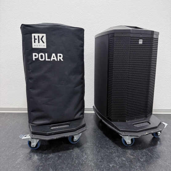 2nd Hand: HK Audio Polar 12 Paar + Transporttaschen + Transport-Rollbrett