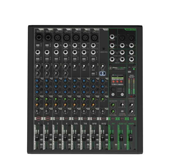 Mackie ProFX12V3+, analoger Live Mixer mit FX & Bluetooth