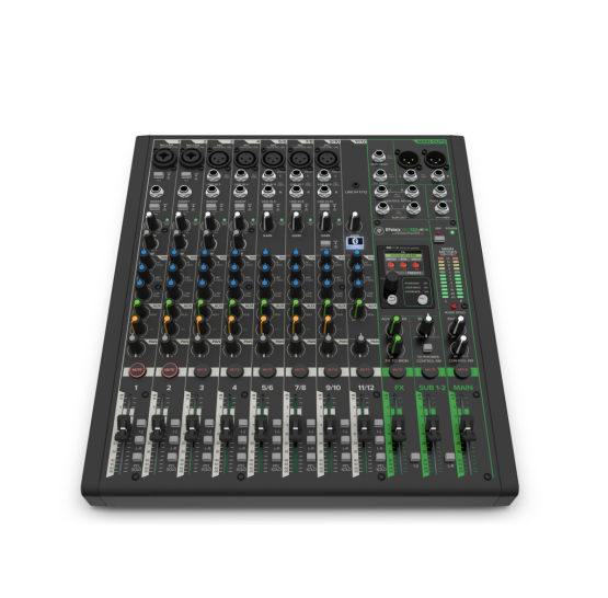 Mackie ProFX12V3+, analoger Live Mixer mit FX & Bluetooth