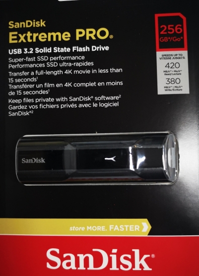 SanDisk Extreme PRO USB 3.2 256GB - USB Stick