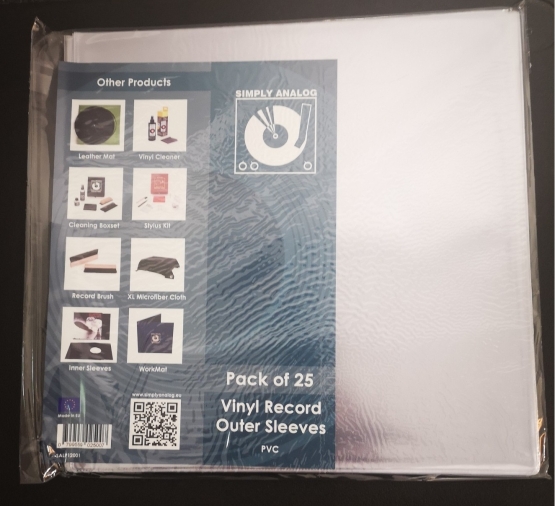 Simply Analog PVC Aussenhüllen für 12 Zoll LP, 25 Stück