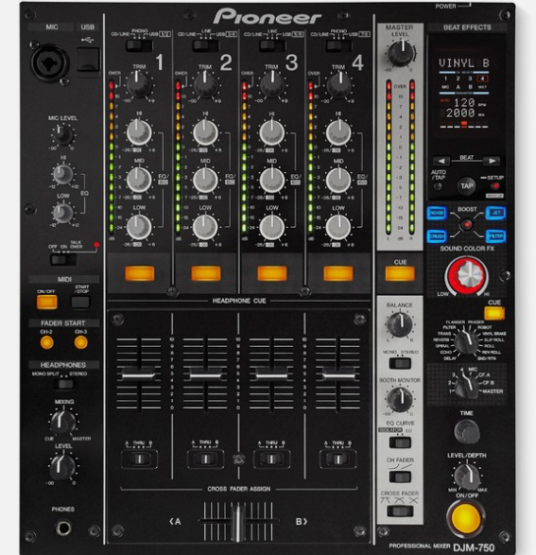 2ndHand: Pioneer DJM-750-K Dj Mixer