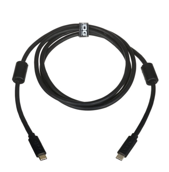 UDG Ultimate Kabel, USB 3.2 C-C, 1.5 m, Schwarz