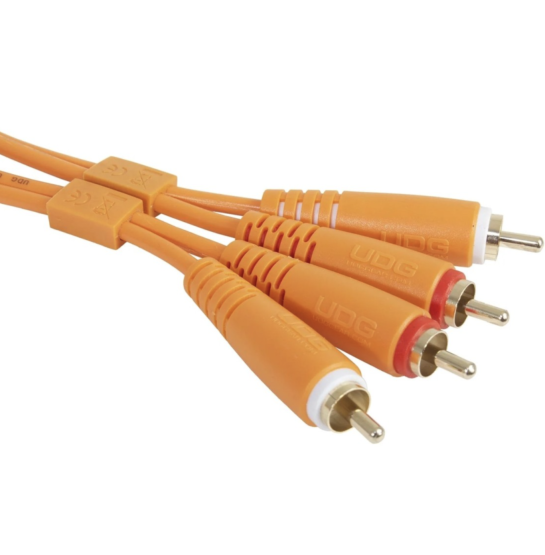 UDG Ultimate Audio Cable Set, RCA-RCA, 1.5 m, Orange