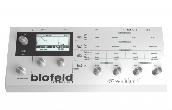 Waldorf Blofeld Desktop Syntesizer, Schwarz
