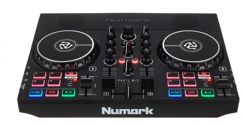 Numark PARTY MIX LIVE DJコントローラー Amazon.co.jp: Numark DJコントローラー スピーカー内蔵 DJ機材