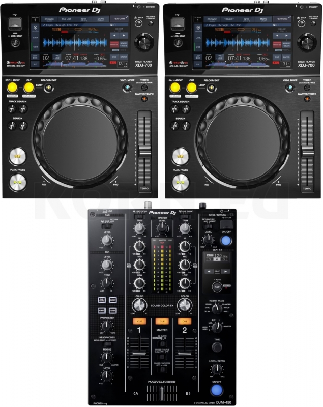 Pioneer DJ 2xXDJ-700, DJM-450 - Bundle - Verfügbar