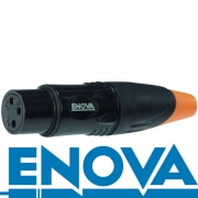 ENOVA Outdoor XLR 3 pin IP67 weibliche Metallbuchse Lötversion
