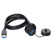 CNLINKO USB 3.0 Typ A Kabel YU Data USB3.0 A Male to A Female with 1m