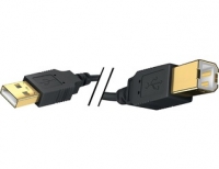 InAkustik PREMIUM Highspeed USB-Kabel 1m (USB-A zu USB-B), verfügbar