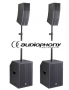 Audiophony MOJO2200Curve - aktiv Lautsprecher - Set