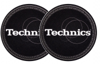 Technics Slipmats - Technics Strobo - schwarz-silber