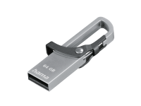 Hama Hook-Style USB 2.0, 64GB, 15MB/s, Grau