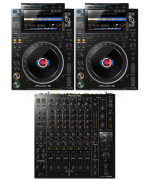 Bundle: Pioneer 2x CDJ 3000 Player + 1x DJM V10 LF Mixer - Verfügbar